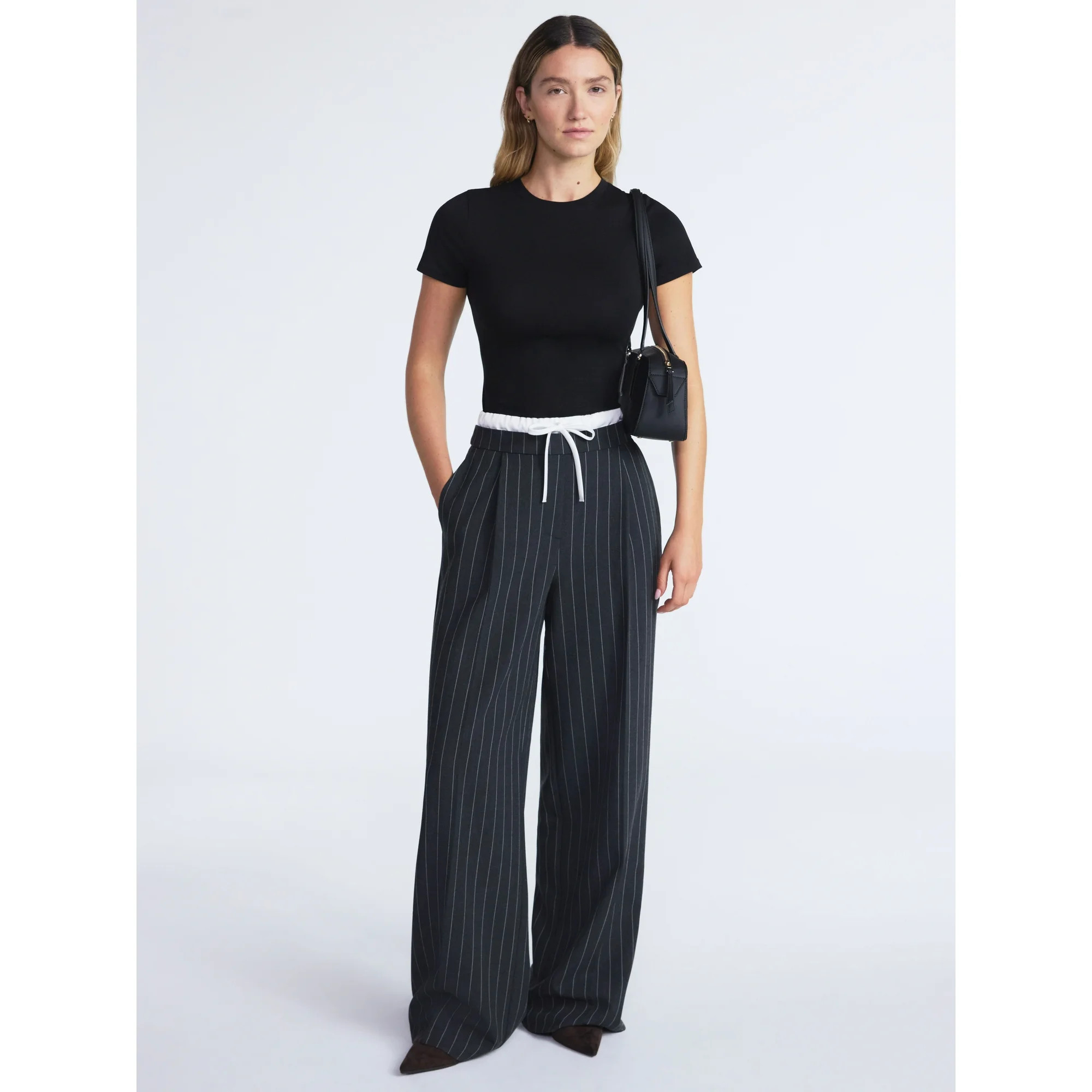 Scoop Women’s and Women’s Plus Double Waisted Pants, Sizes 0-26 | Walmart (US)