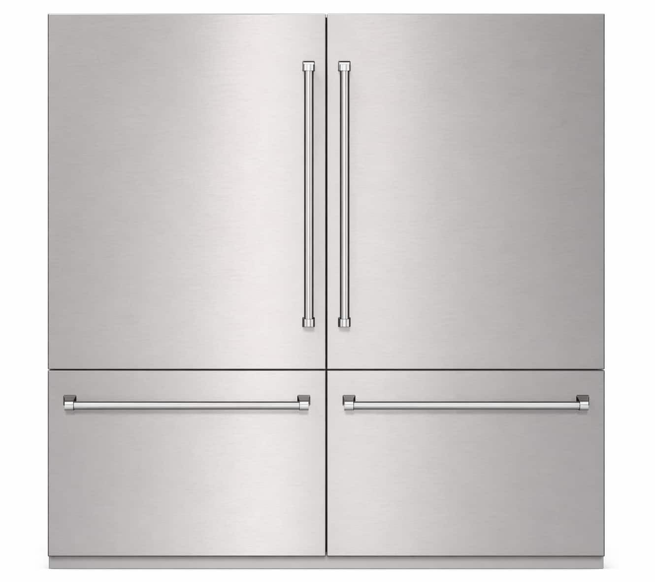 Kucht - 72 in. Refrigeration Set — 36. in. Refrigerator & 36 in. Freezer - Panels and Handles Included - Stainless Steel | Best Buy U.S.