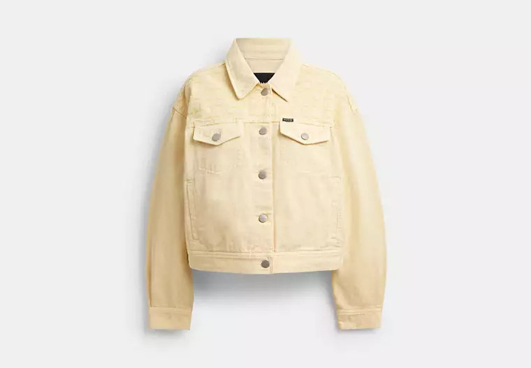 Garment Dyed Denim Jacket | Coach Outlet US