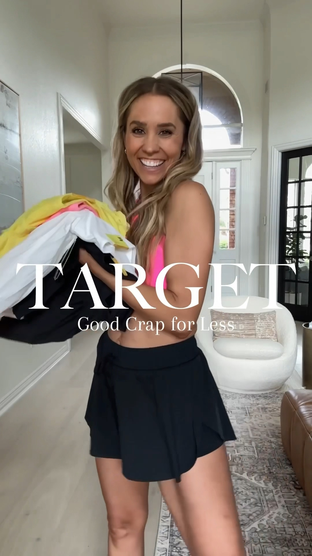 $25 Lulu Lookalike Tennis Skirts at Target!🎯🫶🏻
Whether you workout or just love athleisure wear- these skirts are a spring/summer must. I love the trendy pleats and high waist band. SIZING: small // tts // 5’5” / 125lbs

How cute are these skirts paired with my Nike 270s for an elevated look?! Also, loving my Amazon workout tops I paired with the skirts (linking below).