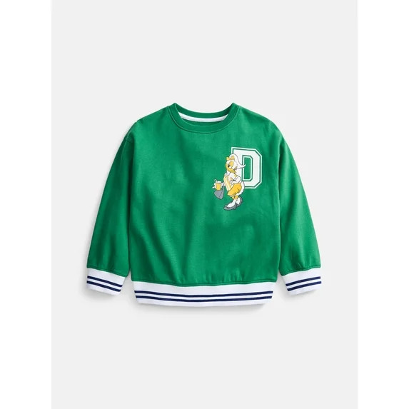 Hello Kitty Girls' Front Back Graphic Sweatshirt with Long Sleeves, Sizes 4-16 | Walmart (US)