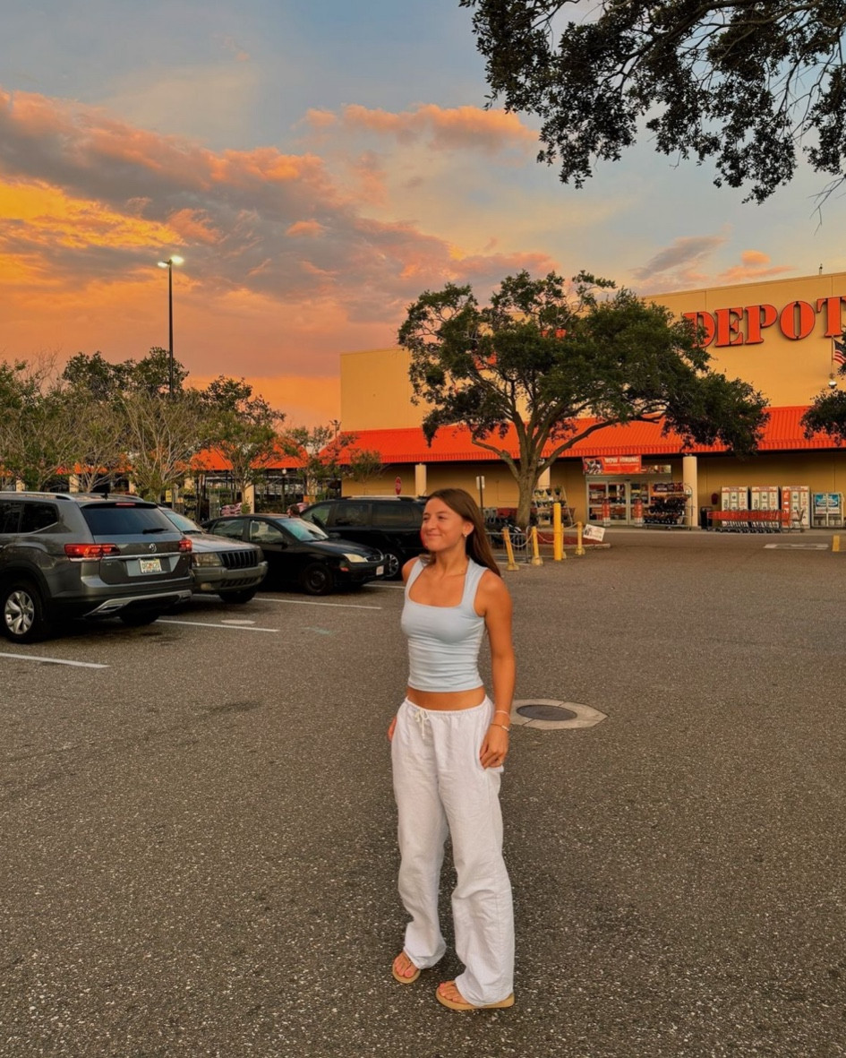 the summer of home depot trips during our house renovation haha:) my tank is from grey bandit but sold out so linked some cutie options I’d wear 

linen pants, summer outfit, sandals, tank top, lounge wear 

#LTKSeasonal #LTKFindsUnder50 #LTKU