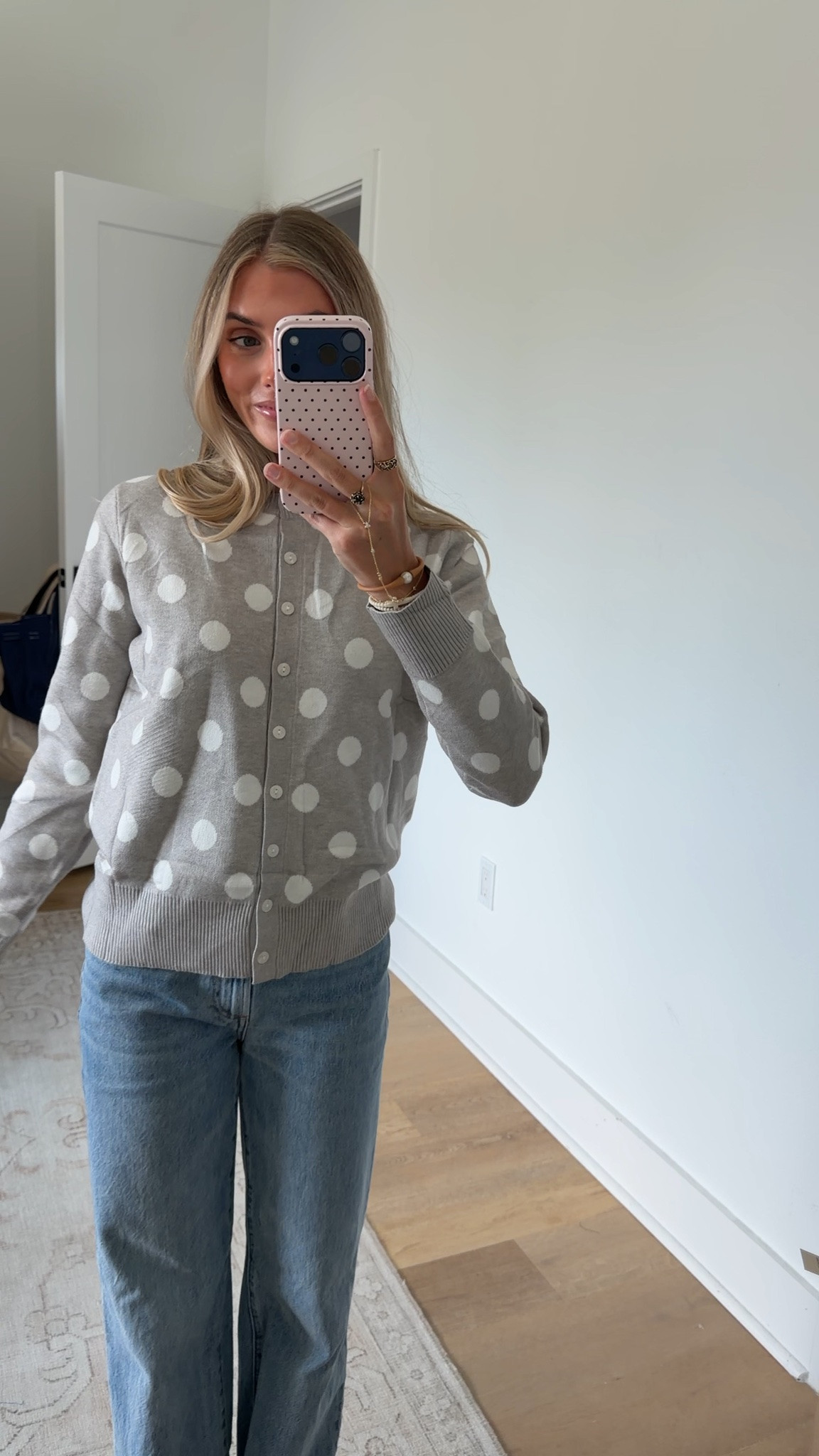 Amazon size small Zhiyouni Women's Cardigan Sweater Polka Dot Button Up Knit Top
Lightweight Long Sleeves Crewneck Knit Jumper, Regular Fit Button Down Fall Layering Outfits, Workout Versatile Pullover

#LTKootd #LTKSeasonal #LTKSaleAlert