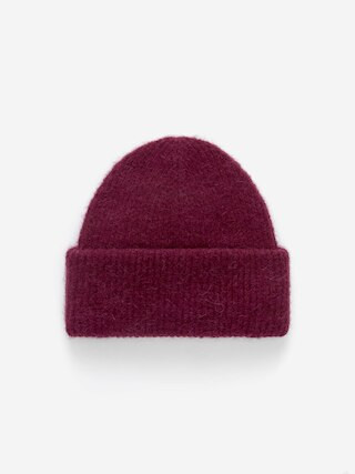 Beanie aus Alpakawolle und Wolle – Burgunderrot – ARKET DE | Arket EU