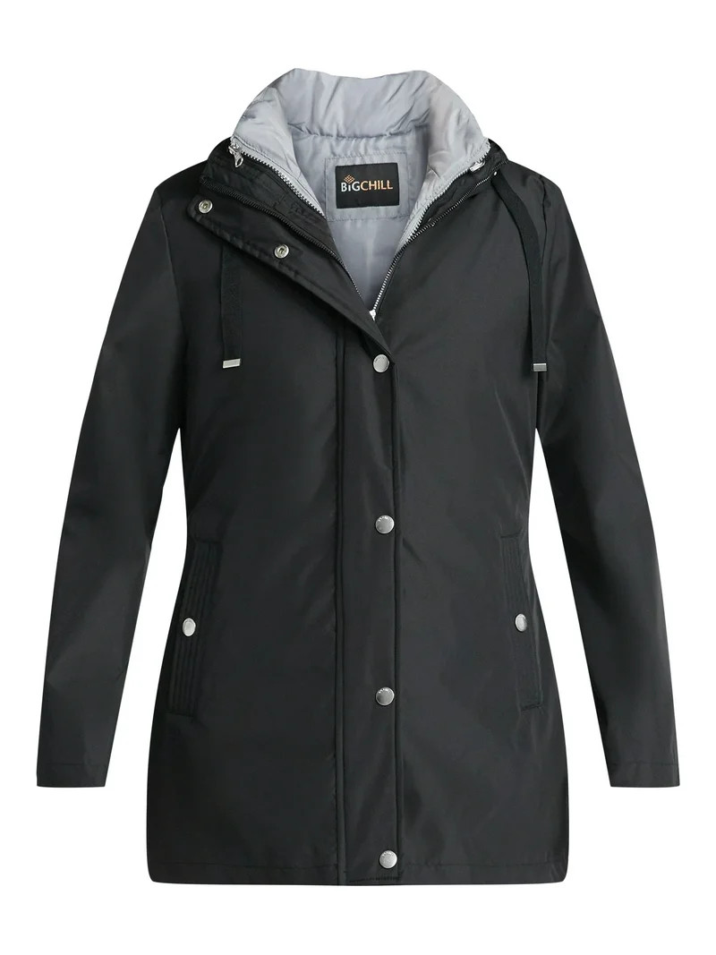 Big Chill Women's and Women's Plus 3 in 1 Systems Jacket with Hood, Sizes S-3X - Walmart.com | Walmart (US)