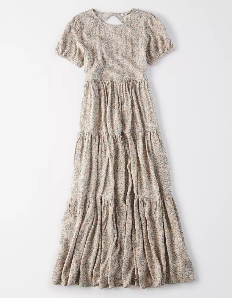 AE Tiered Midi Dress | American Eagle Outfitters (US & CA)