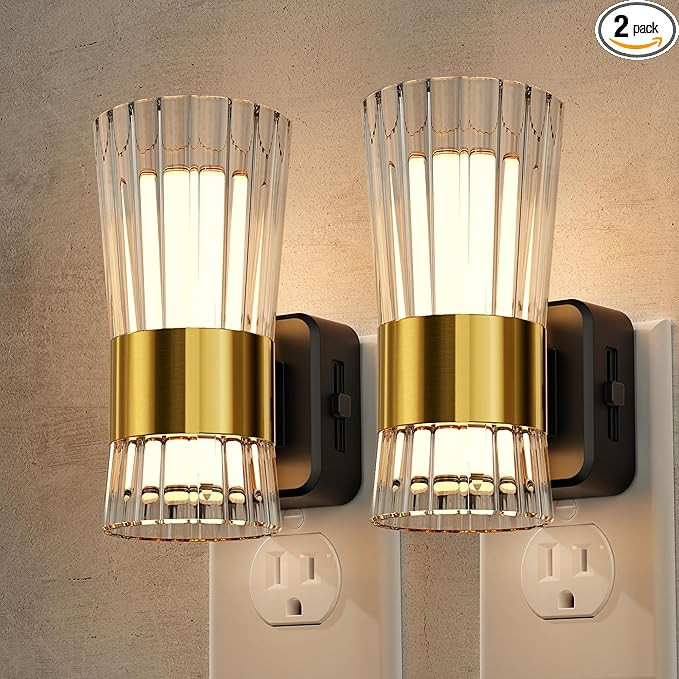 Night Light Plug into Wall, Soft Light LED Night Lights with Dusk to Dawn Auto Light Sensor, 0-10... | Amazon (US)