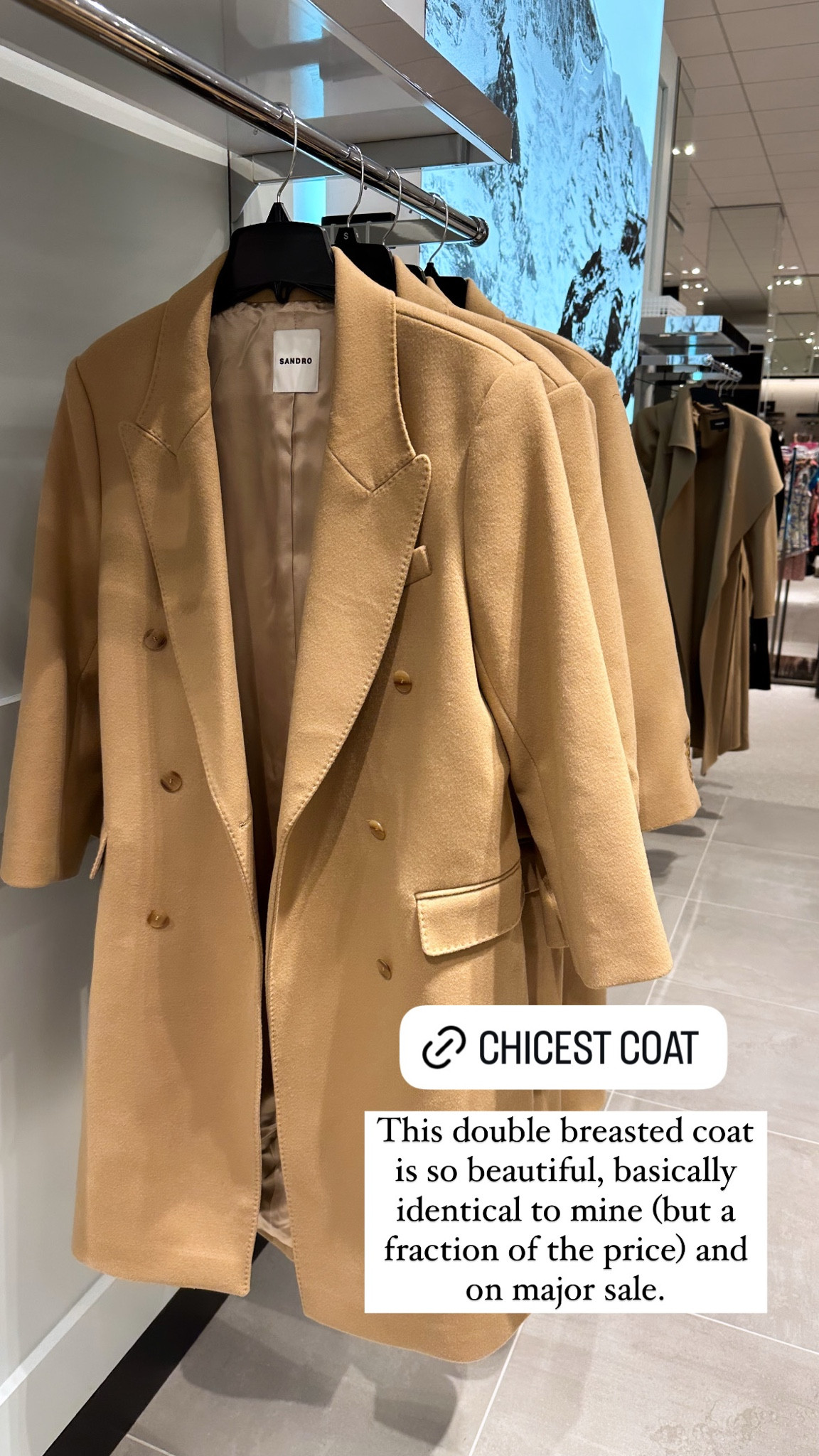 Camel coat. 

#LTKSaleAlert #LTKSeasonal #LTKWorkwear