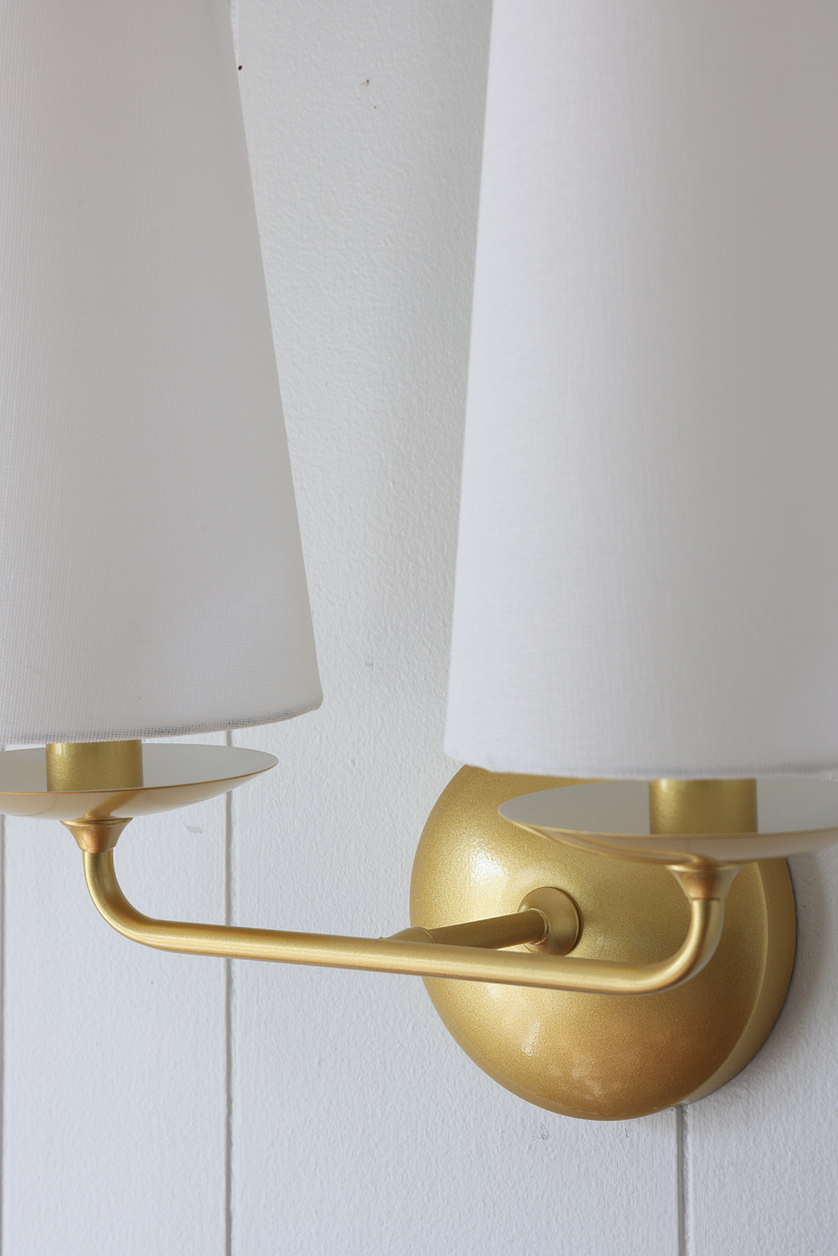 Gold double sconce with shades | Classic traditional with a modern twist | #wayfair 

 #LTKHome
