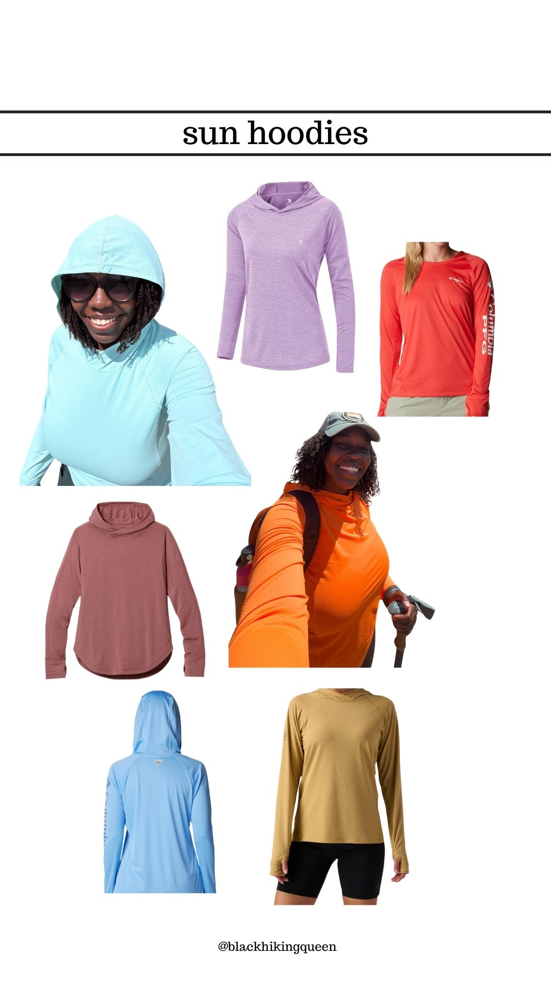 Sun hoodies for hiking, camping, running, backpacking, outdoors 

#LTKActive #LTKTravel #LTKSaleAlert