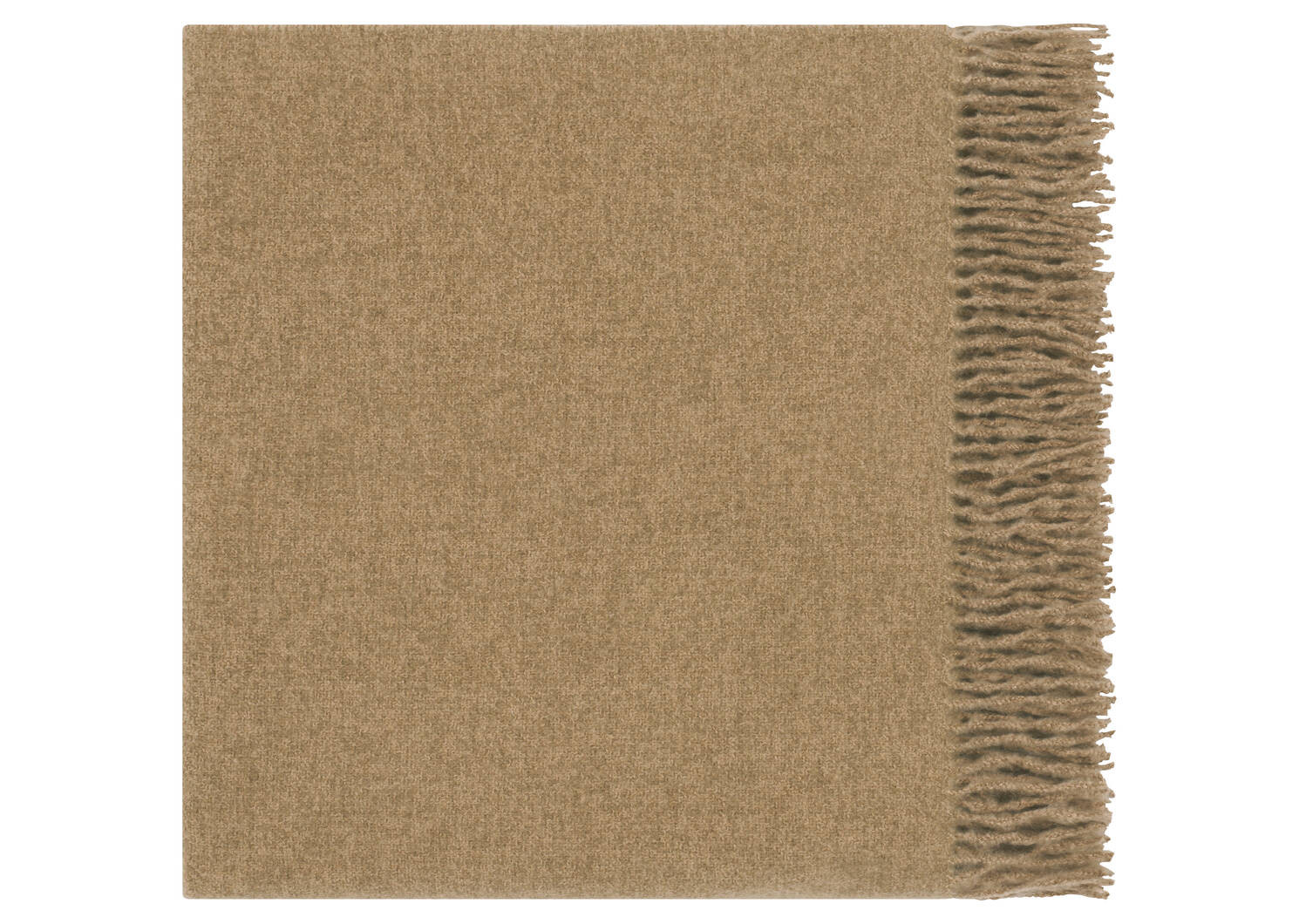 Riddell Melange Throw Mushroom | Urban Barn