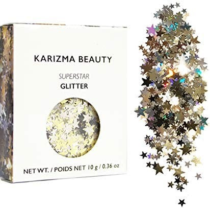 KARIZMA Holographic Superstar Glitter. 10g Chunky Face Glitter, Hair Glitter, Eye Glitter and Body G | Amazon (US)
