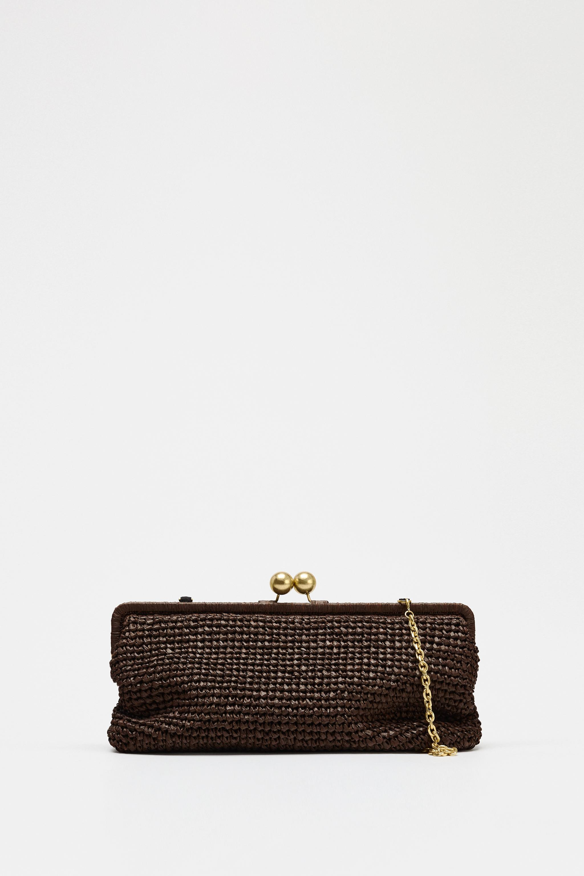 WOVEN CLUTCH BAG | Zara US