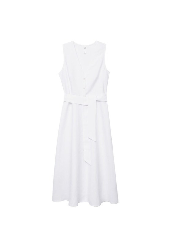 MANGO Kleid in weiß | ABOUT YOU (DE)
