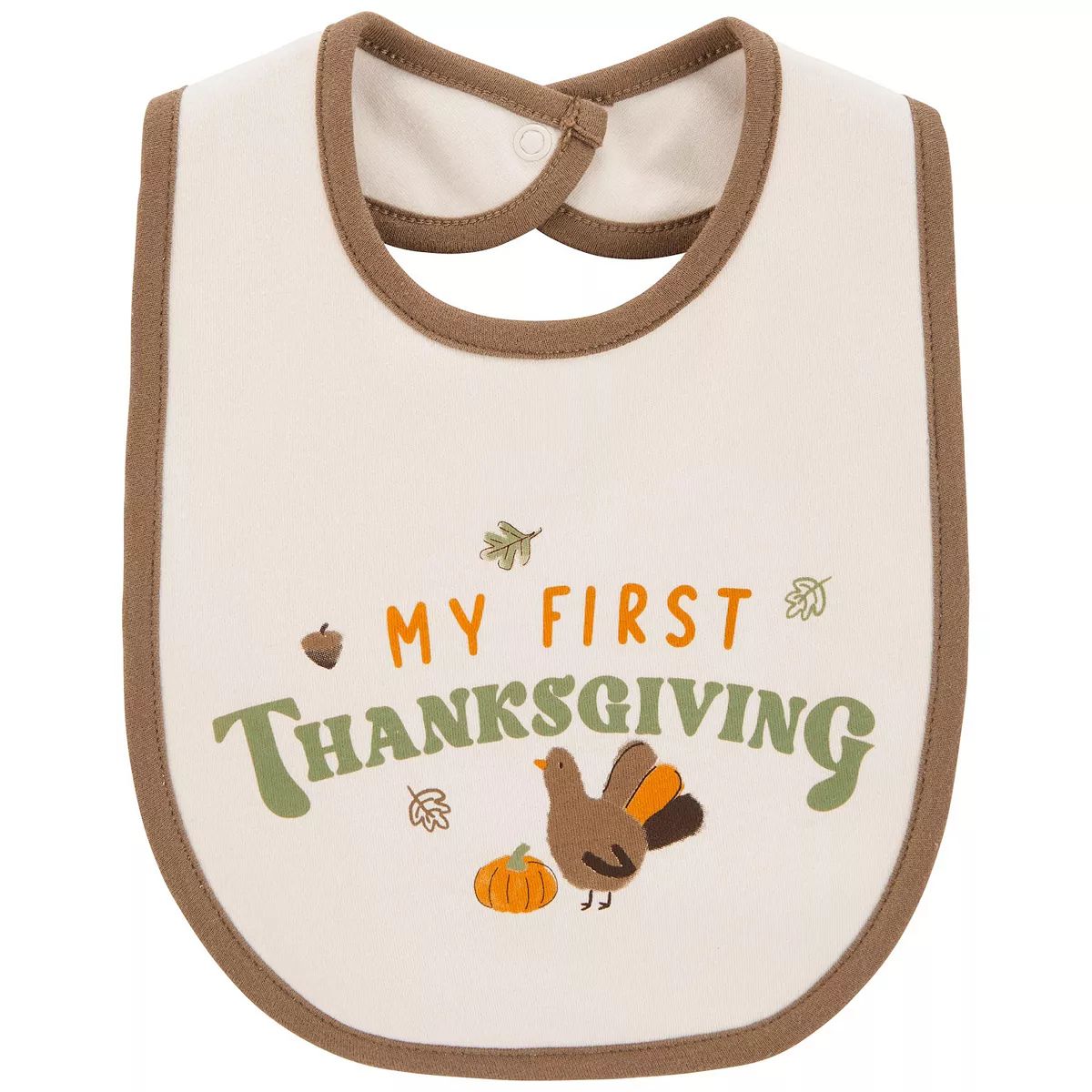 Baby Carter's "My First Thanksgiving" Teething Bib | Kohl's