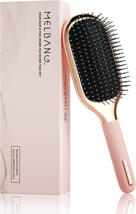 Melbang Hair Brush for Thick Curly Thin Long Short Wet or Dry Hair Adds Shine and Makes Hair Smoo... | Amazon (US)