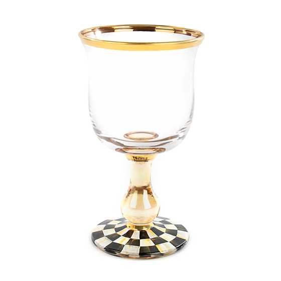 Courtly Check Water Glass | MacKenzie-Childs