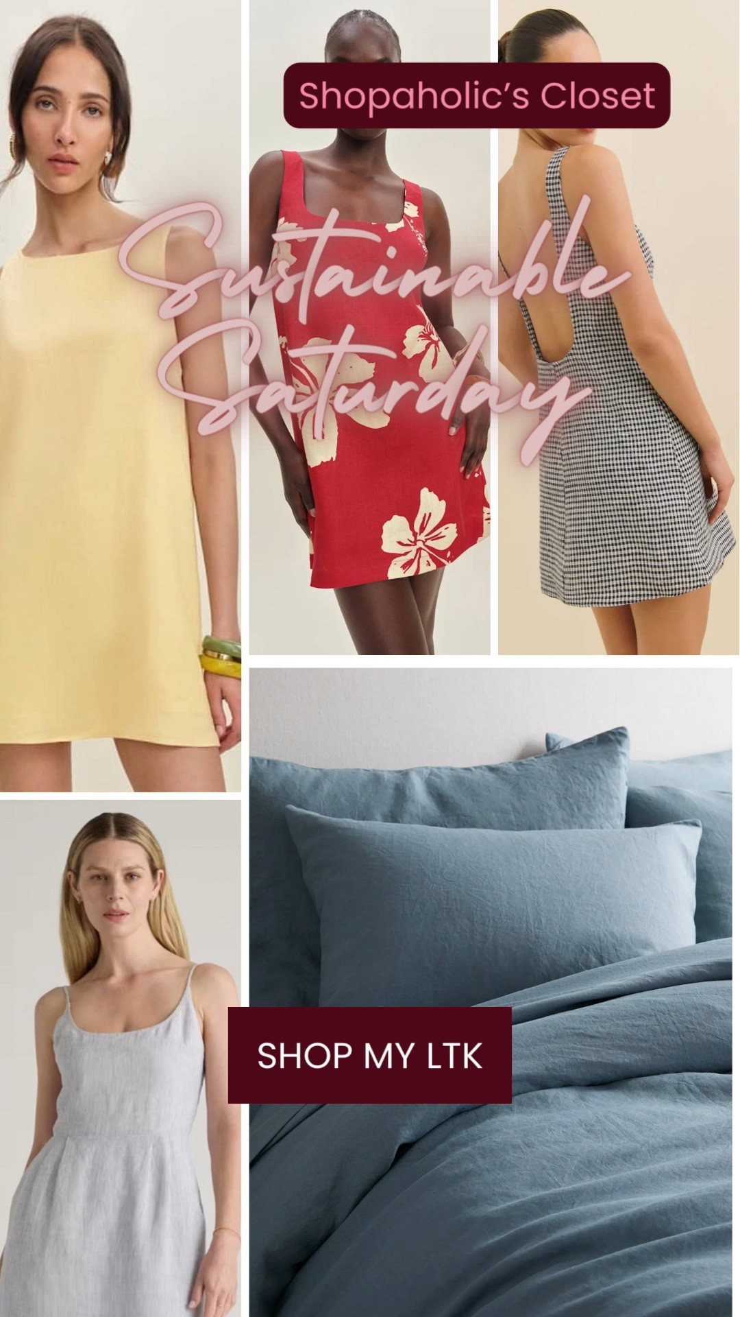 Happy Sustainable Saturday! 

It’s the Linen edition! This fabric is a summer staple and it’s especially necessary today. It’s a scorcher.

#shopdeescloset #shopaholicscloset

Plus, 25% off Reformation 

#LTKHome #LTKWorkwear #LTKStyleTip