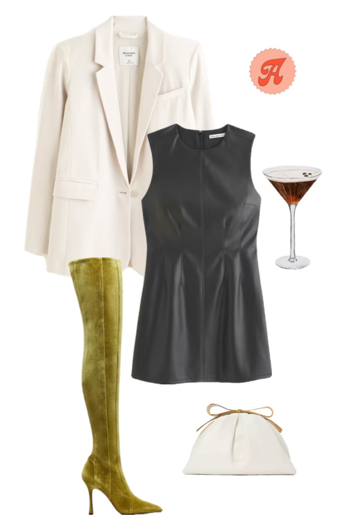 how to style a faux leather dress with statement boots ✨ 

tags: blazer outfit, velvet, abercrombie, amazon, steve madden, party outfit, holiday outfit, christmas

#LTKshoecrush #LTKstyletip