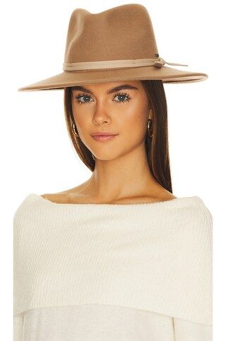 Brixton Joanna Felt Packable Hat in Mojave & Safari from Revolve.com | Revolve Clothing (Global)