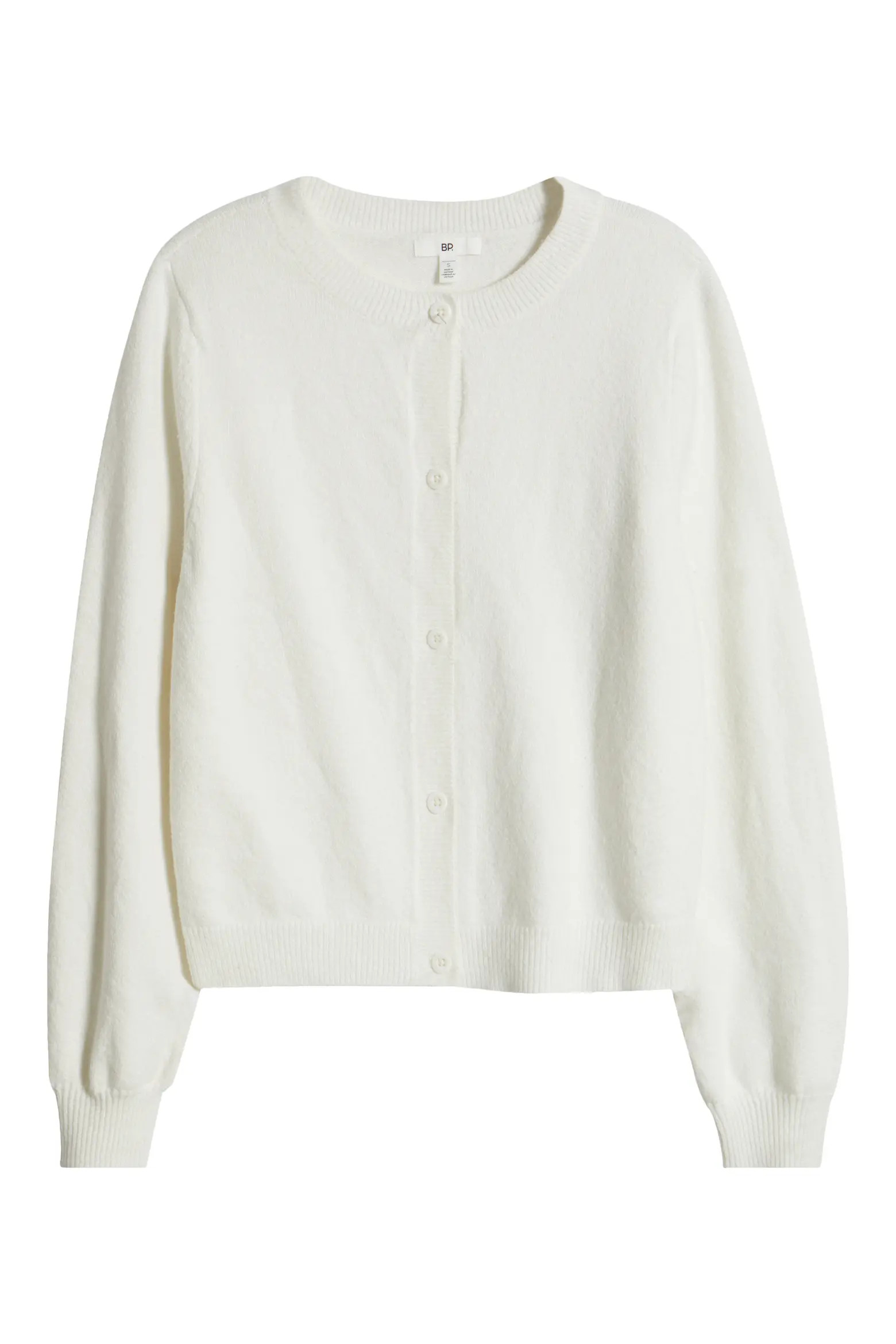 Crewneck Cotton Blend Cardigan (Women) | Nordstrom | Nordstrom