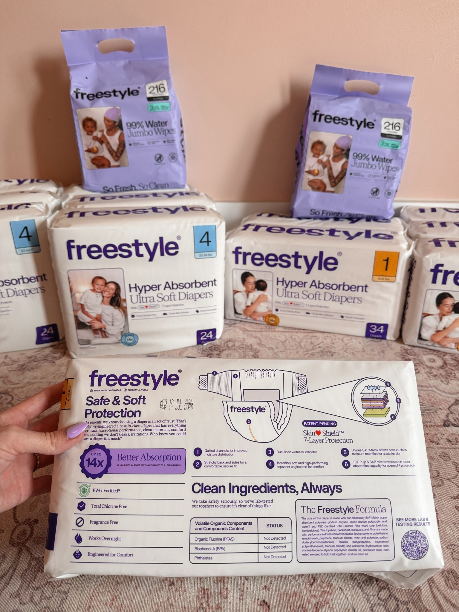 Trying out these Freestyle diapers that were gifted to us and so far loving these features:

• Soft, breathable material
• Stretchy waistband for movement
• Strong absorbency
• Comfortable fit that helps prevent leaks

Sharing here for any moms looking for new diaper options! 

#LTKmomlife #LTKBaby