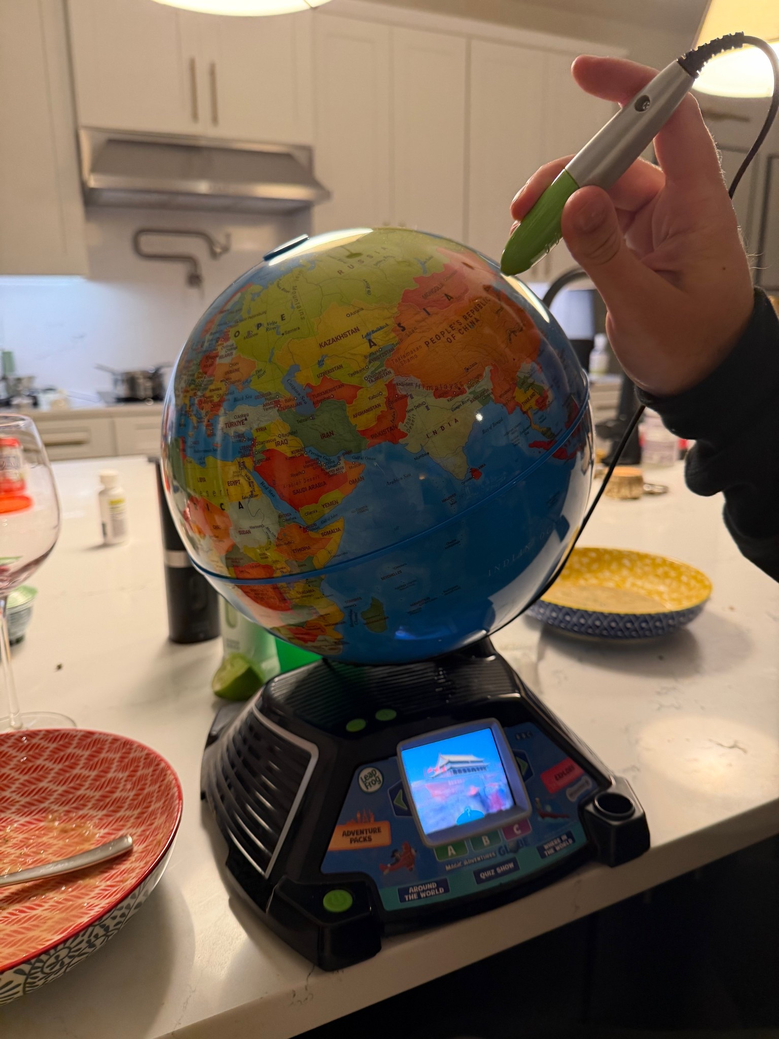 Leap Frog globe my husband and I were playing after the kids were in bed 😂

#LTKKids