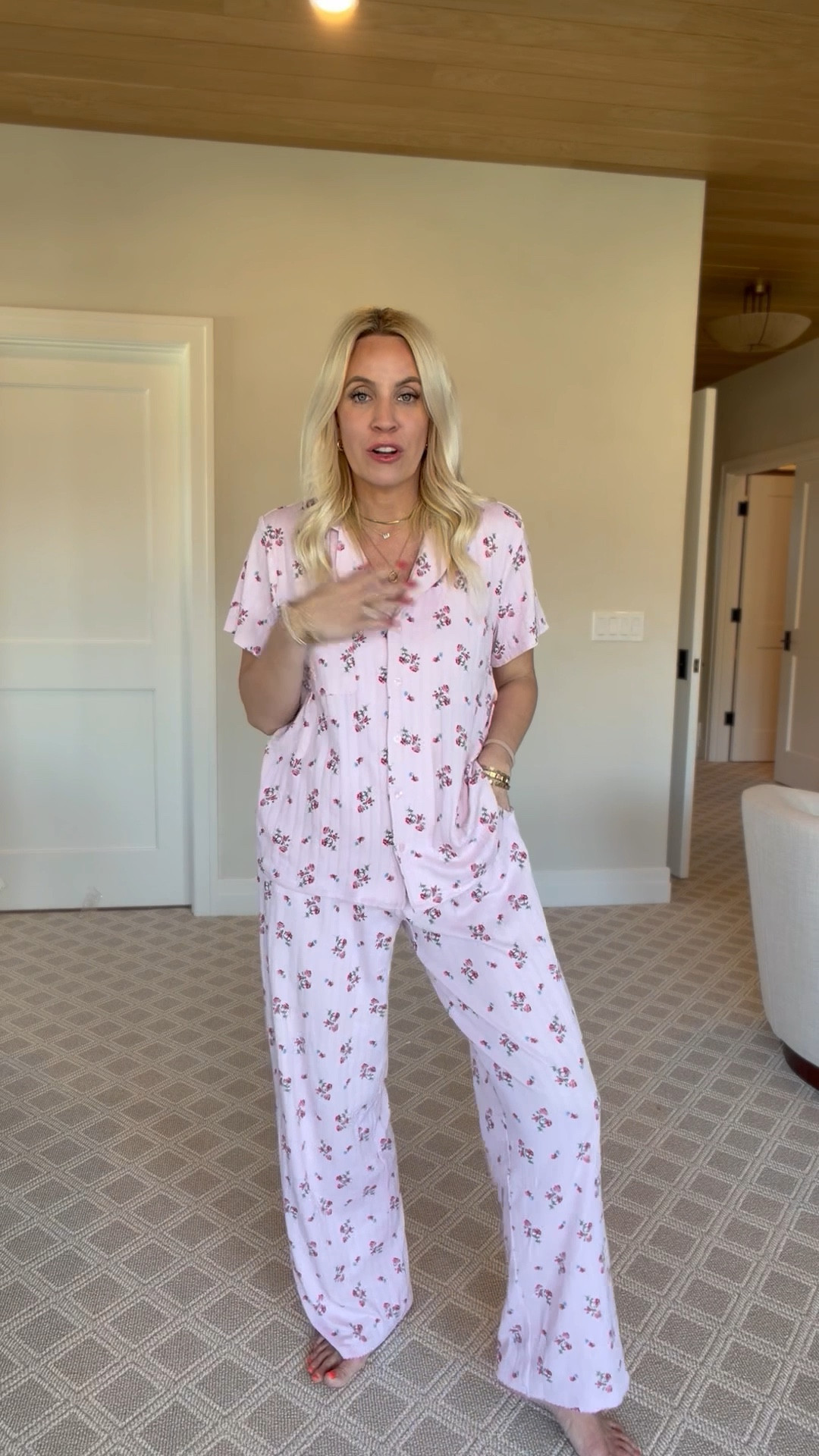 Another top option… button down! This print is so cute and cozy! 

#LTKgrwm #LTKootd #LTKmomlife