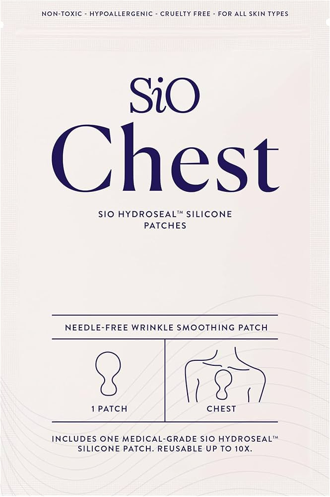 SiO Beauty ChestLift - Wrinkle-Smoothing, Medical-Grade Silicone Patches for Chest Fine Lines - R... | Amazon (US)