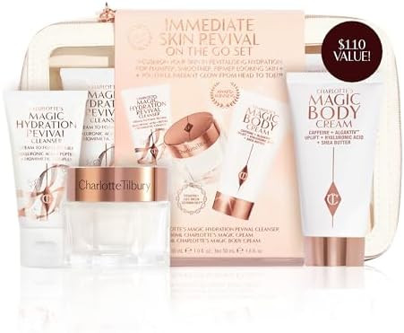 Charlotte Tilbury Immediate Skin Revival Mini Skin Care Set - Travel Size Skincare Kit with Glow ... | Amazon (US)