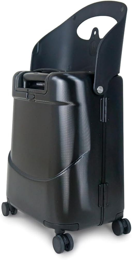 MiaMily 4-Wheel Carry On Luggage with Seat for Kids with Seat Belt, Waterproof Pocket, Adjustable... | Amazon (US)