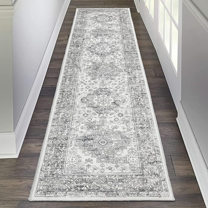 Pauwer Boho Hallway Runner Rug 2x8 Washable Entryway Area Rugs Non Slip Farmhouse Vintage Floor M... | Amazon (US)