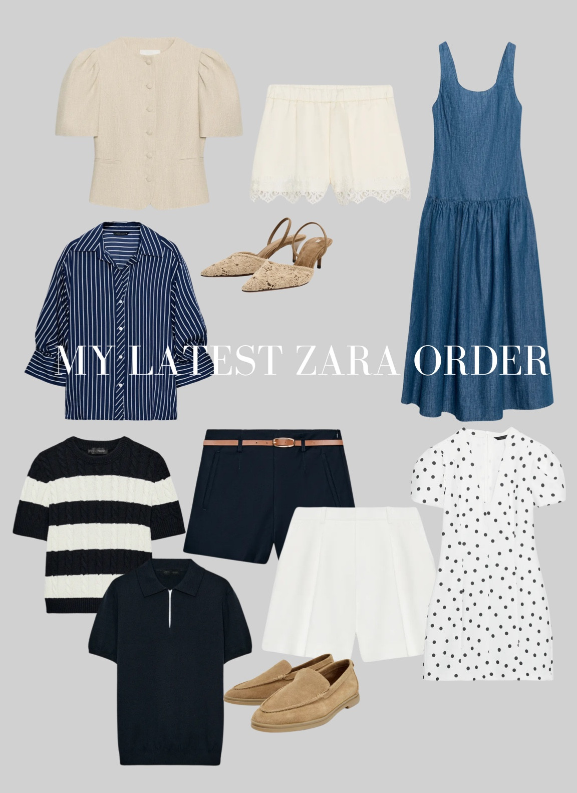My latest zara order 🛍️ 

#LTKspring #LTKsummer #LTKuk