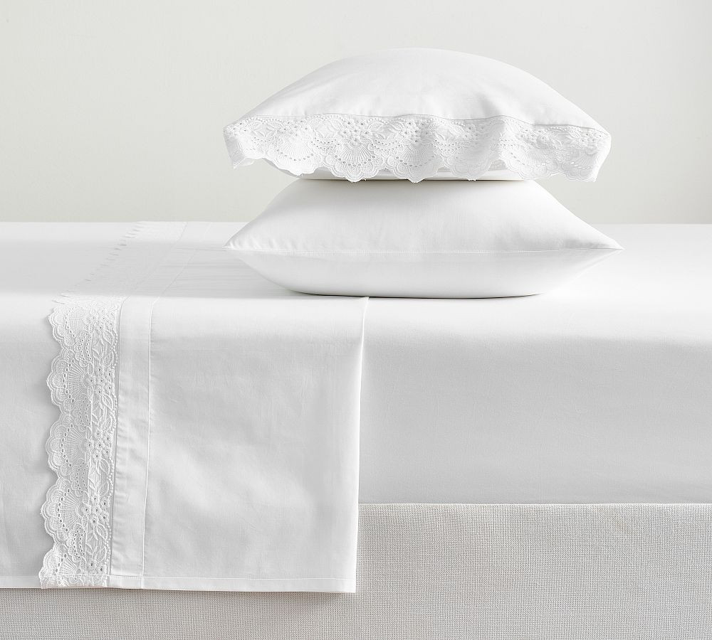 Eyelet Sheet Set | Pottery Barn (US)