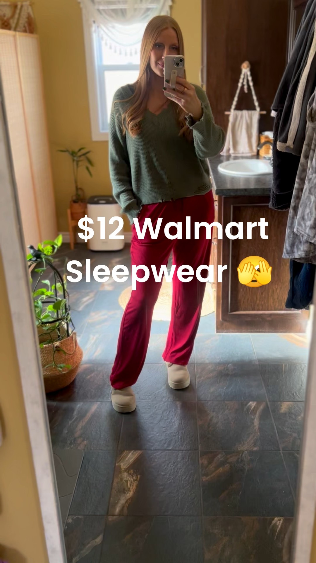 Comfy, Cozy, Stretchy, super soft & stylish ✔️ ✔️ ✔️ Walmart do the win! Can’t beat the $12 peaches sleepwear! Fun festive red colour makes a great gift idea!

#LTKCyberWeek #LTKstorytime #LTKGiftGuide