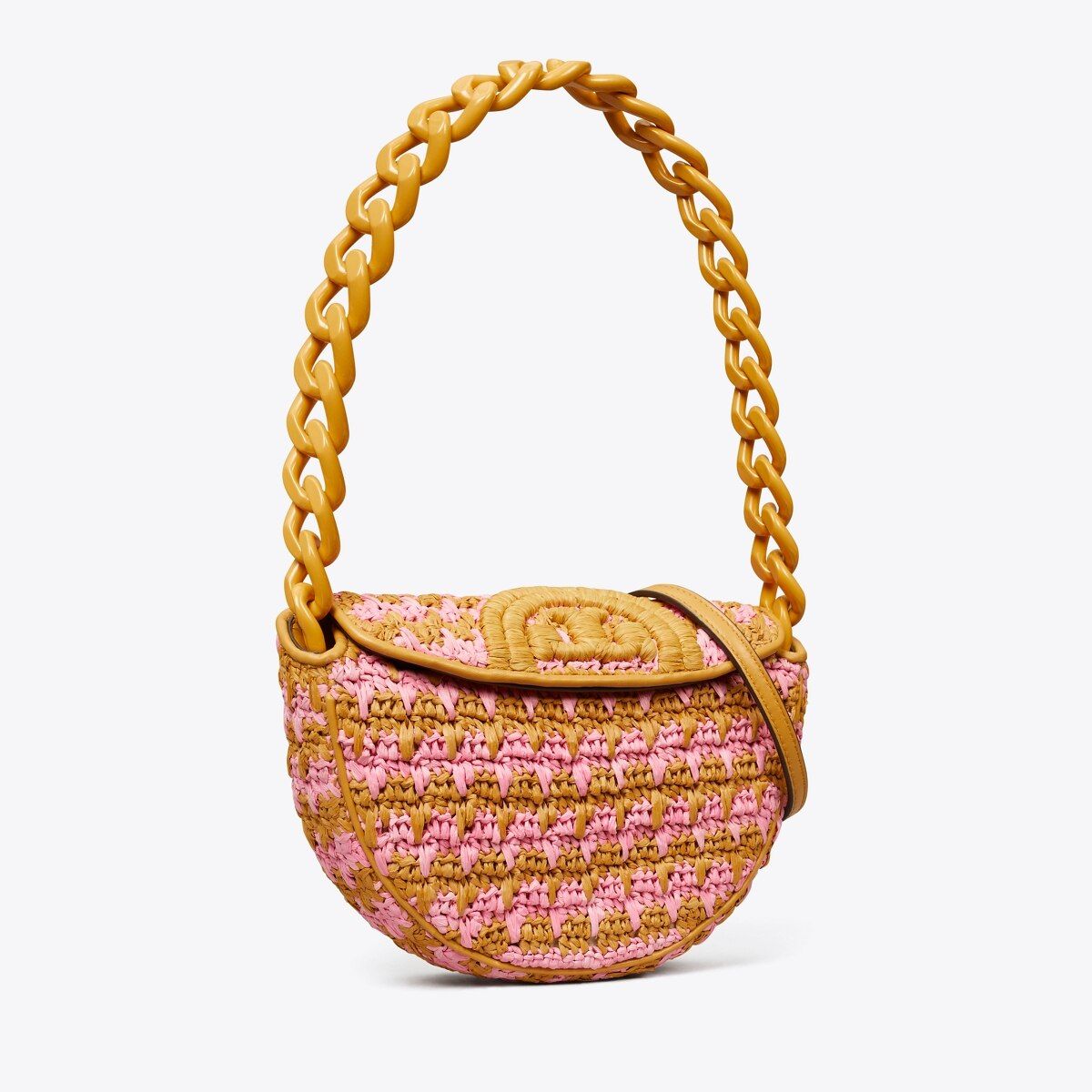 Mini Fleming Soft Crochet Crescent Bag: Women's Designer Shoulder Bags | Tory Burch | Tory Burch (US)