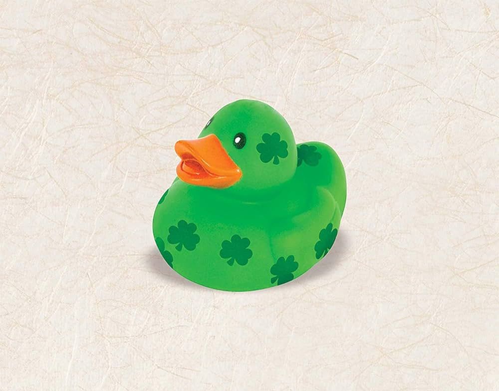 amscan St. Patrick's Day Duck Toy 1 Pc, 2 1/2" x 1 1/2", Green | Amazon (US)