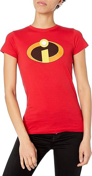 Disney Women's The Incredibles Logo Graphic T-Shirt | Amazon (US)