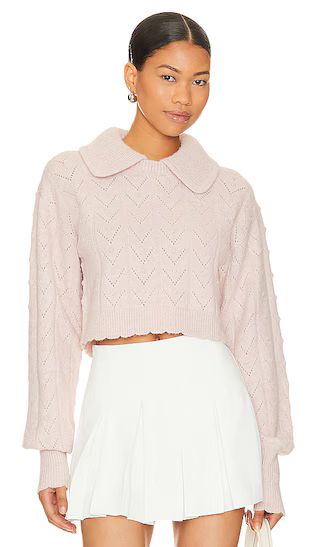 Jessel Sweater in Baby Pink | Revolve Clothing (Global)
