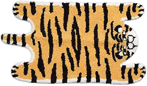 Cute Soft Tiger Shaped Animals Bath Mat Area Rug for Bedroom Bathroom Kitchen Floor Water Absorpt... | Amazon (US)