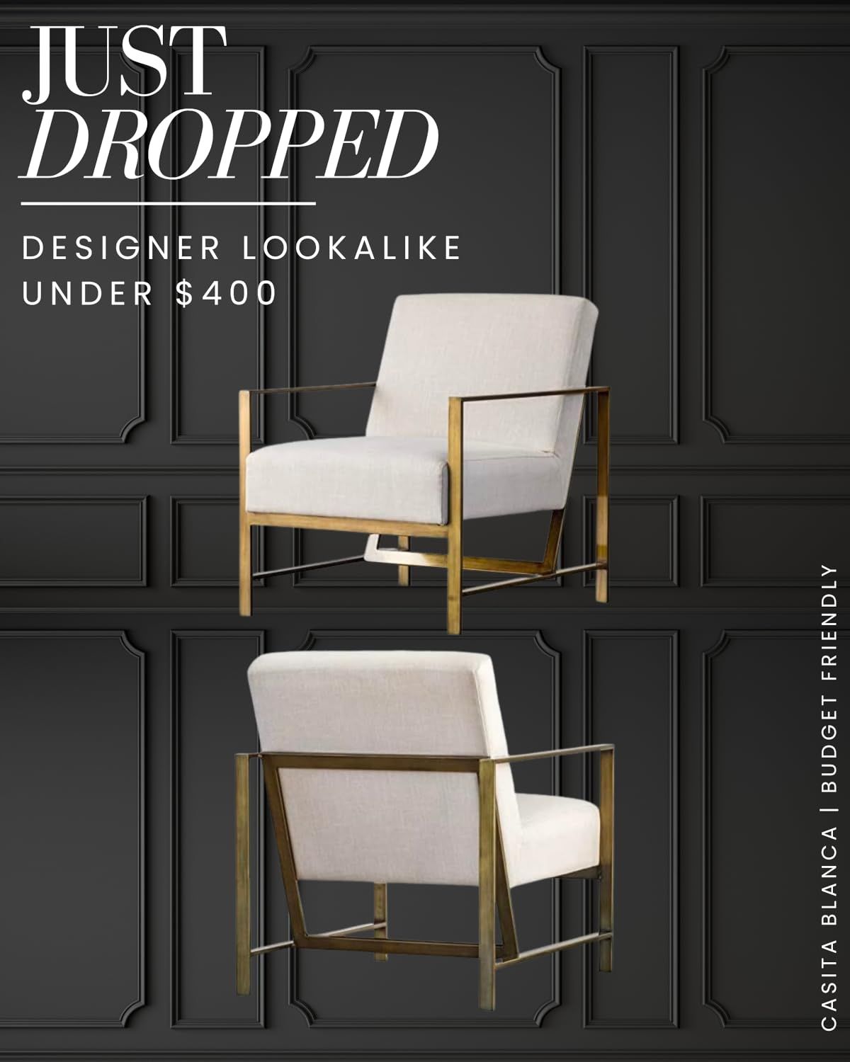 Designer lookalike accent chair | Amazon (US)