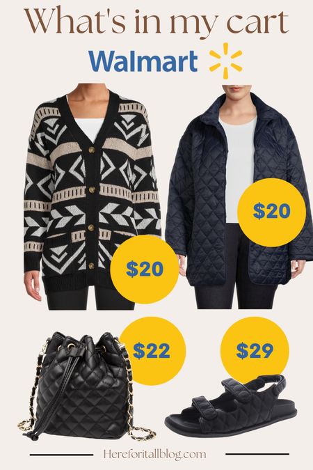 I loaded up on a few things I’ve been eyeing and now they are all marked down! A sweater influenced by almost ready blog, Amanda, a navy barn coat I saw on someone today that looked so cute, a black quilted bucket bag, and some Chanel sandal dupes! So many sales, so little time. Happy New Year!

#LTKsalealert #LTKFind #LTKunder50