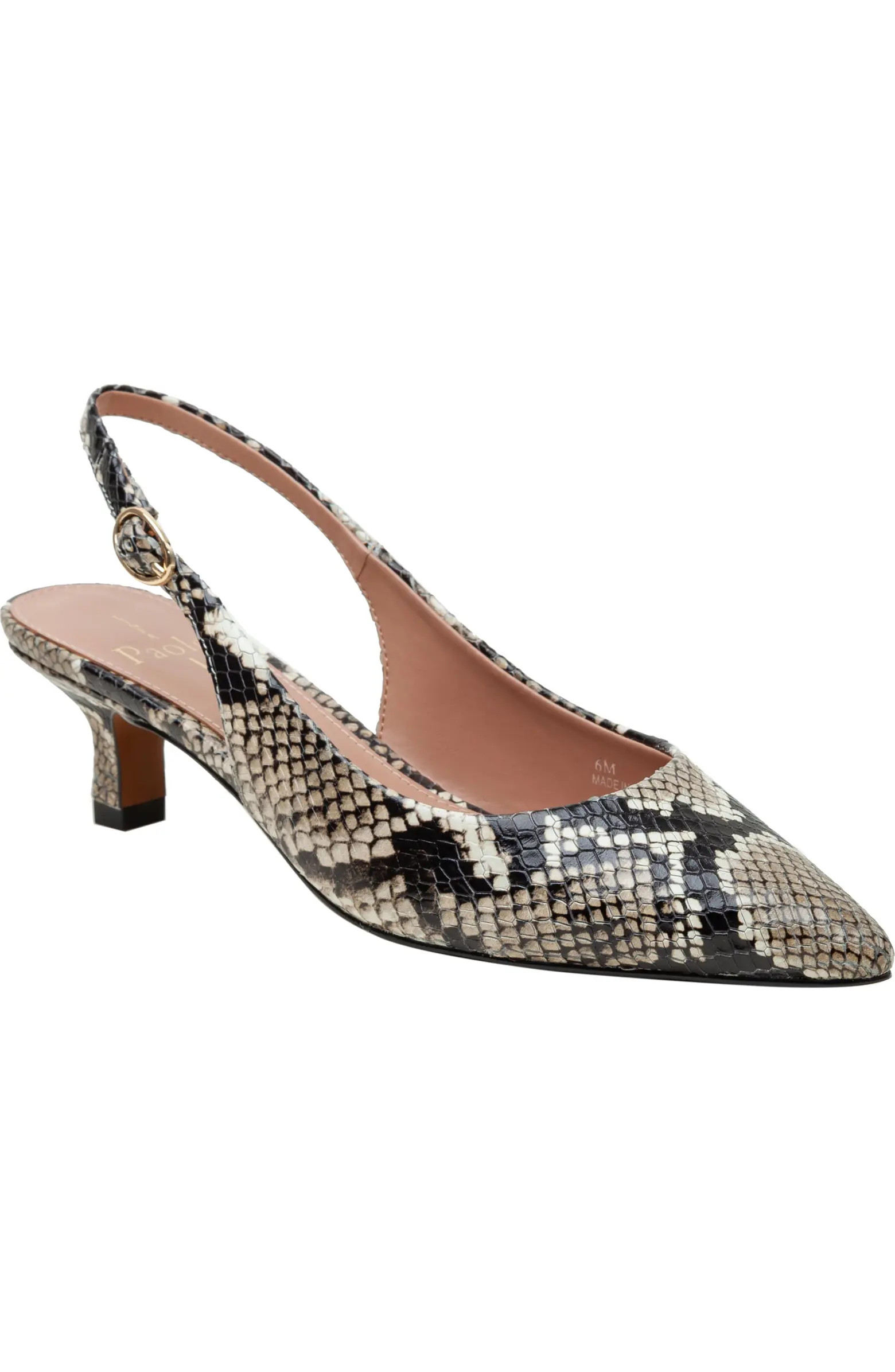 Cecil Slingback Pointed Toe Kitten Heel Pump | Nordstrom