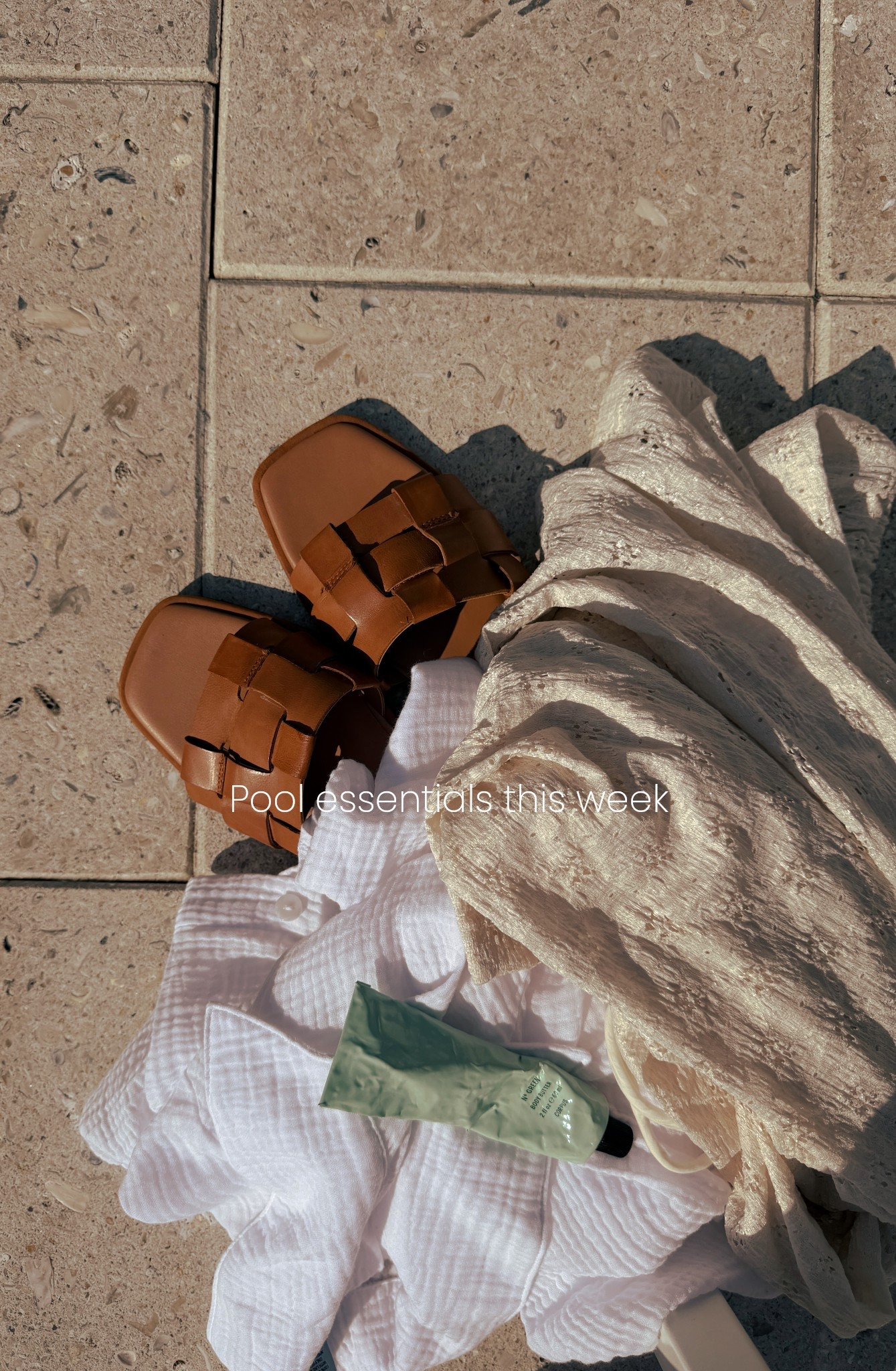 These 4 items on repeat this week at the pool. @Target @h&m 

I love 2 piece swim cover ups rather than 1 - so much more versatile. 
Lotion I bring everywhere. 🌿 Corpuds.
Prettiest pants (I am 5’7” and sized up to a medium for length). 

Cotton/gauze top (covers the bum) 

Spring break / vacation / pool / swim / beach

#LTKOver40 #LTKTravel #LTKActive