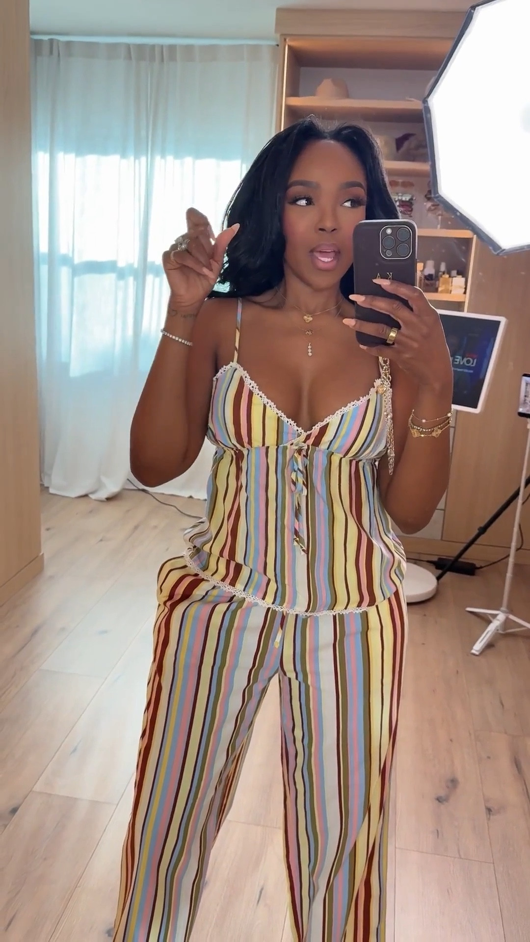 Scroll to shop!!

This lightweight cami top with lace trim and matching wide-leg pants create an effortless, breezy look.

Perfect for vacation outfits, resort wear, beach days, summer brunch, and warm-weather travel.



#LTKootd #LTKvlog #LTKPetite