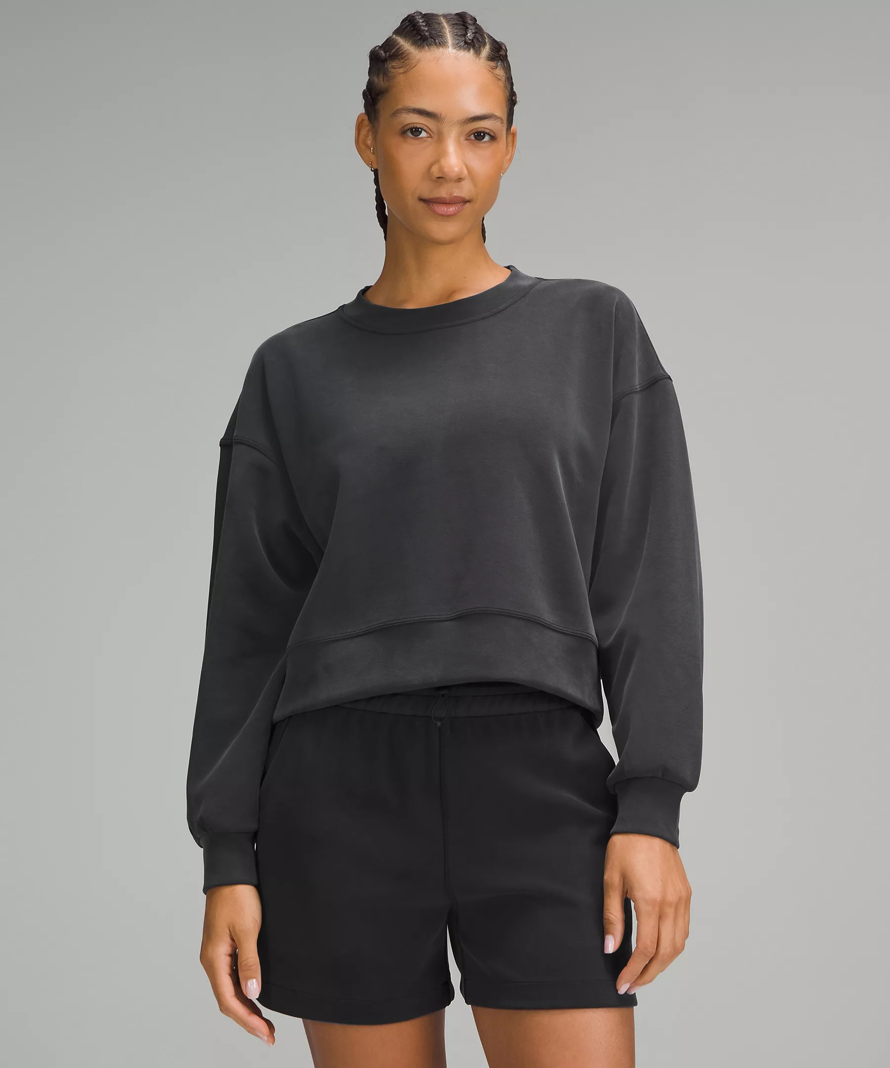 Softstreme Perfectly Oversized Cropped Crew | Lululemon (US)