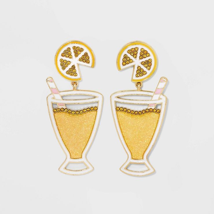 SUGARFIX by BaubleBar 'Simply The Zest' Statement Earrings - Yellow | Target
