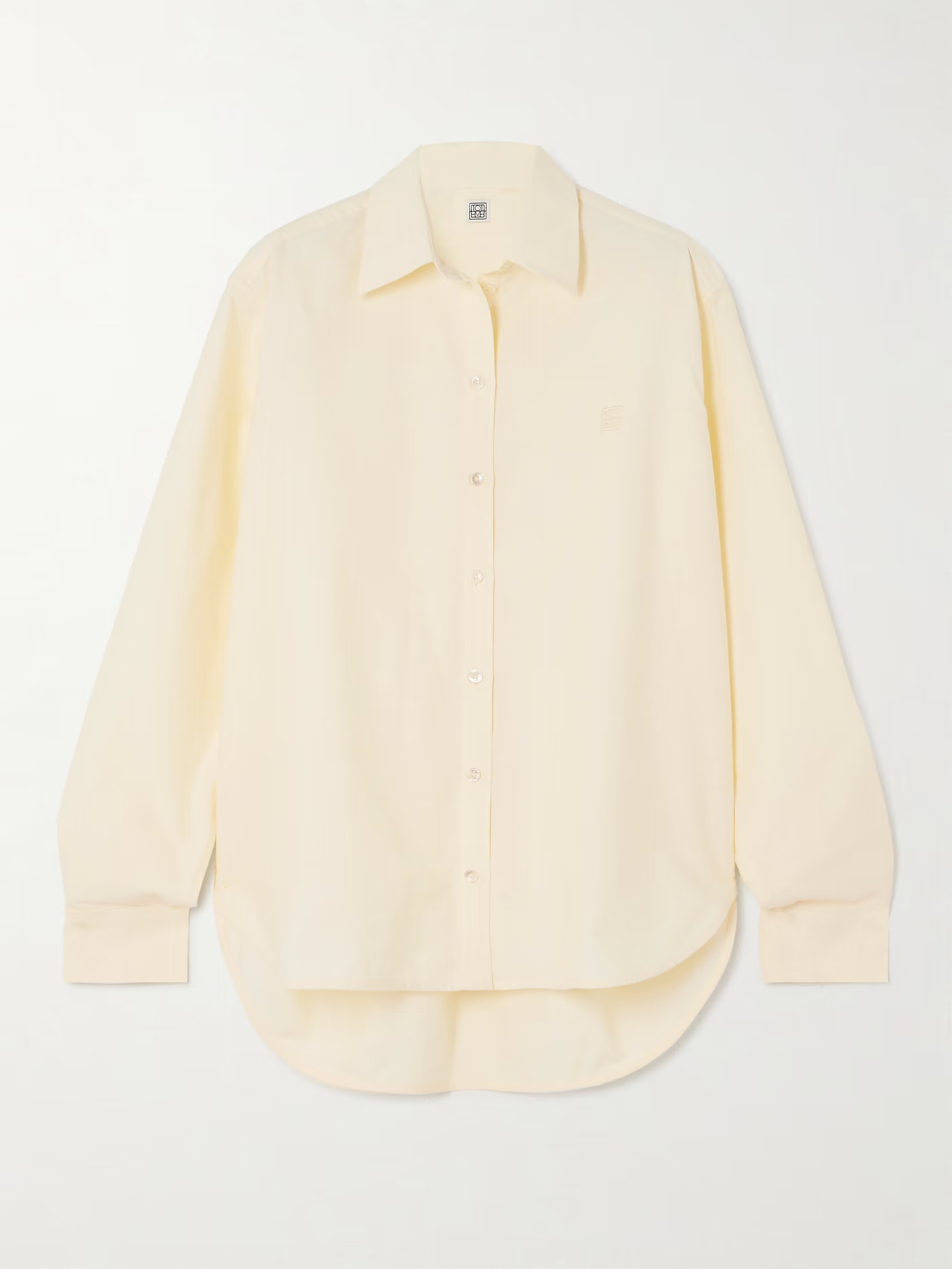 Embroidered organic cotton Oxford shirt | NET-A-PORTER (UK & EU)