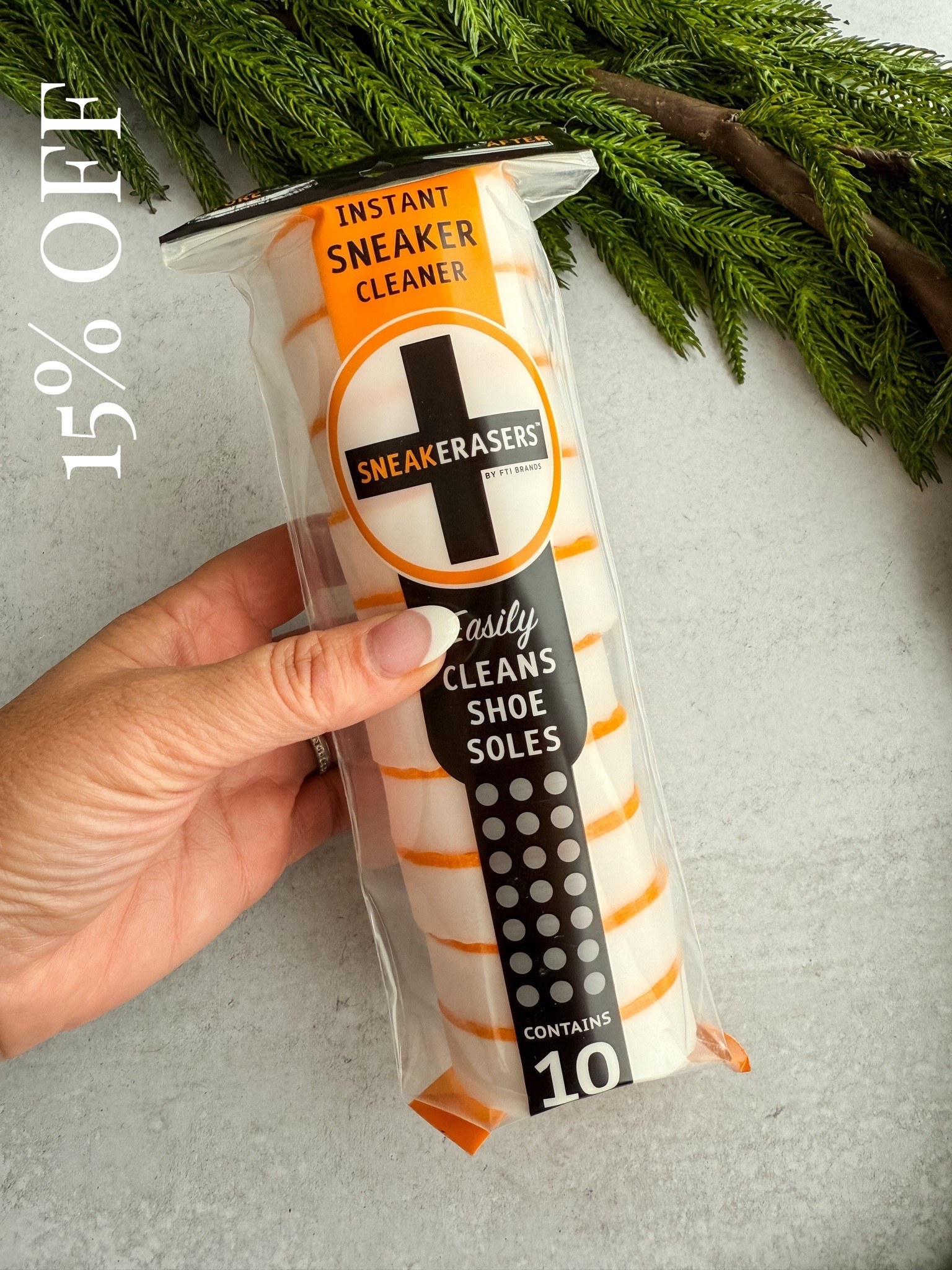 Sneakerasers Sole and Sneaker Instant Cleaner Pads are 15% off for PBDD....these make a great stocking stuffer or gift for anyone who likes keeping their kicks looking crisp! 

 #LTKmomlife #LTKselfcare #LTKKids