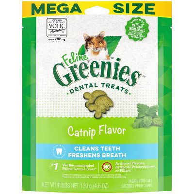 Greenies Catnip Flavor Dental Cat Treats - 4.6oz | Target